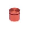 1-1/4'' Diameter X 3/4'' Barrel Length, Affordable Aluminum Standoffs, Copper Anodized Finish Easy Fasten Standoff (For Inside / Outside use) [Required Material Hole Size: 7/16'']