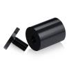 1-1/4'' Diameter X 1-1/2'' Barrel Length, Affordable Aluminum Standoffs, Black Anodized Finish Easy Fasten Standoff (For Inside / Outside use) [Required Material Hole Size: 7/16'']