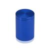 1-1/4'' Diameter X 1-1/2'' Barrel Length, Affordable Aluminum Standoffs, Blue Anodized Finish Easy Fasten Standoff (For Inside / Outside use) [Required Material Hole Size: 7/16'']