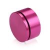 2'' Diameter X 3/4'' Barrel Length, Affordable Aluminum Standoffs, Rosy Pink Anodized Finish Easy Fasten Standoff (For Inside / Outside use) [Required Material Hole Size: 7/16'']