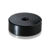 5/16-18 Threaded Barrels Diameter: 1 1/2'', Length: 1/2'', Black Anodized [Required Material Hole Size: 3/8'' ]