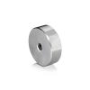 5/16-18 Threaded Barrels Diameter: 1 1/2'', Length: 1/2'', Brushed Satin Finish Grade 304 [Required Material Hole Size: 3/8'' ]