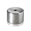 5/16-18 Threaded Barrels Diameter: 1 1/2'', Length: 1'', Polished Finish Grade 304 [Required Material Hole Size: 3/8'' ]