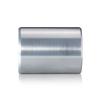 5/16-18 Threaded Barrels Diameter: 1 1/2'', Length: 2'', Clear Anodized [Required Material Hole Size: 3/8'' ]