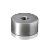 5/16-18 Threaded Barrels Diameter: 1 1/4'', Length: 5/8'', Brushed Satin Finish Grade 304 [Required Material Hole Size: 3/8'' ]