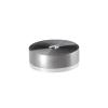 5/16-18 Threaded Barrels Diameter: 2'', Length: 1/2'', Brushed Satin Finish Grade 304 [Required Material Hole Size: 3/8'' ]