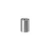 10-24 Threaded Barrels Diameter: 3/4'', Length: 1'', Brushed Satin Finish Grade 304 [Required Material Hole Size: 7/32'']