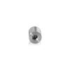 5/16-18 Threaded Barrels Diameter: 3/4'', Length: 1'', Brushed Satin Finish Grade 304 [Required Material Hole Size: 3/8'' ]