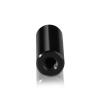 5/16-18 Threaded Barrels Diameter: 5/8'', Length: 1 1/2'', Black Anodized [Required Material Hole Size: 3/8'' ]