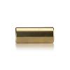 5/16-18 Threaded Barrels Diameter: 5/8'', Length: 1 1/2'', Gold Anodized [Required Material Hole Size: 3/8'' ]