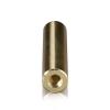 5/16-18 Threaded Barrels Diameter: 5/8'', Length: 3'', Gold Anodized [Required Material Hole Size: 3/8'' ]