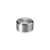 10-24 Threaded Locking Caps Diameter: 5/8'', Height: 1/4'', Brushed Satin Stainless Steel Grade 304 [Required Material Hole Size: 7/32'']