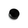 5/16-18 Threaded Caps Diameter: 1'', Height 3/8'', Black Anodized Aluminum [Required Material Hole Size: 3/8'']