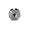 5/16-18 Threaded Locking Caps Diameter: 1'', Height: 5/16'', Polished Stainless Steel Grade 304 [Required Material Hole Size: 3/8'']