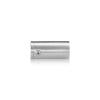 1/2'' Diameter x 1'' Barrel Length, Stainless Steel Glass Standoff Satin Brushed Finish  (Indoor) [Required Material Hole Size: 5/16'']