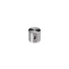 1/2'' Diameter x 1/2'' Barrel Length, Stainless Steel Glass Standoff Satin Brushed Finish Grade 304 (Indoor or Outdoor Use) [Required Material Hole Size: 5/16'']