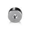1/4-20 Threaded Barrels Diameter: 3/4'', Length: 1/4'', Clear Anodized [Required Material Hole Size: 3/8'' ]