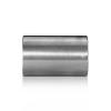 5/16-18 Threaded Barrels Diameter: 1 1/4'', Length: 2'', Brushed Satin Finish Grade 304 [Required Material Hole Size: 3/8'' ]