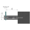 1'' Diameter X 2-1/2'' Barrel Length, Stainless Steel Brushed Finish. Easy Fasten Standoff (For Inside Use Only) [Required Material Hole Size: 7/16'']