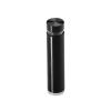 1/2'' Diameter X 1-3/4'' Barrel Length, Aluminum Flat Head Standoffs, Black Anodized Finish Easy Fasten Standoff (For Inside / Outside use) Tamper Proof Standoff [Required Material Hole Size: 3/8'']