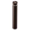 1/2'' Diameter X 2-1/2'' Barrel Length, Aluminum Flat Head Standoffs, Bronze Anodized Finish Easy Fasten Standoff (For Inside / Outside use) Tamper Proof Standoff [Required Material Hole Size: 3/8'']