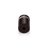 3/4'' Diameter X 3/4'' Barrel Length, Aluminum Flat Head Standoffs, Bronze Anodized Finish Easy Fasten Standoff (For Inside / Outside use) Tamper Proof Standoff [Required Material Hole Size: 7/16'']