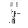 Wall Mounted side support, Standoff: 3/4'' (19 mm)