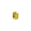 (Set of 2) 5/8'' Aluminum Gold Anodized Finish Projecting Gripper, Holds Up 1/8'' To 1/4'' Material