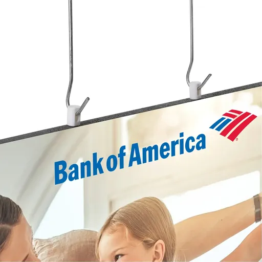 Twist-N-Hook Foam Board Hangers (100pcs White)