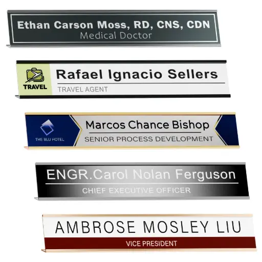 Desktop Name Plates