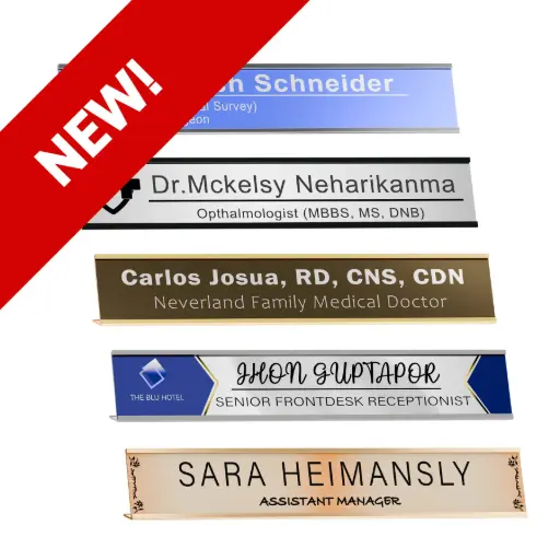 Desktop Name Plates