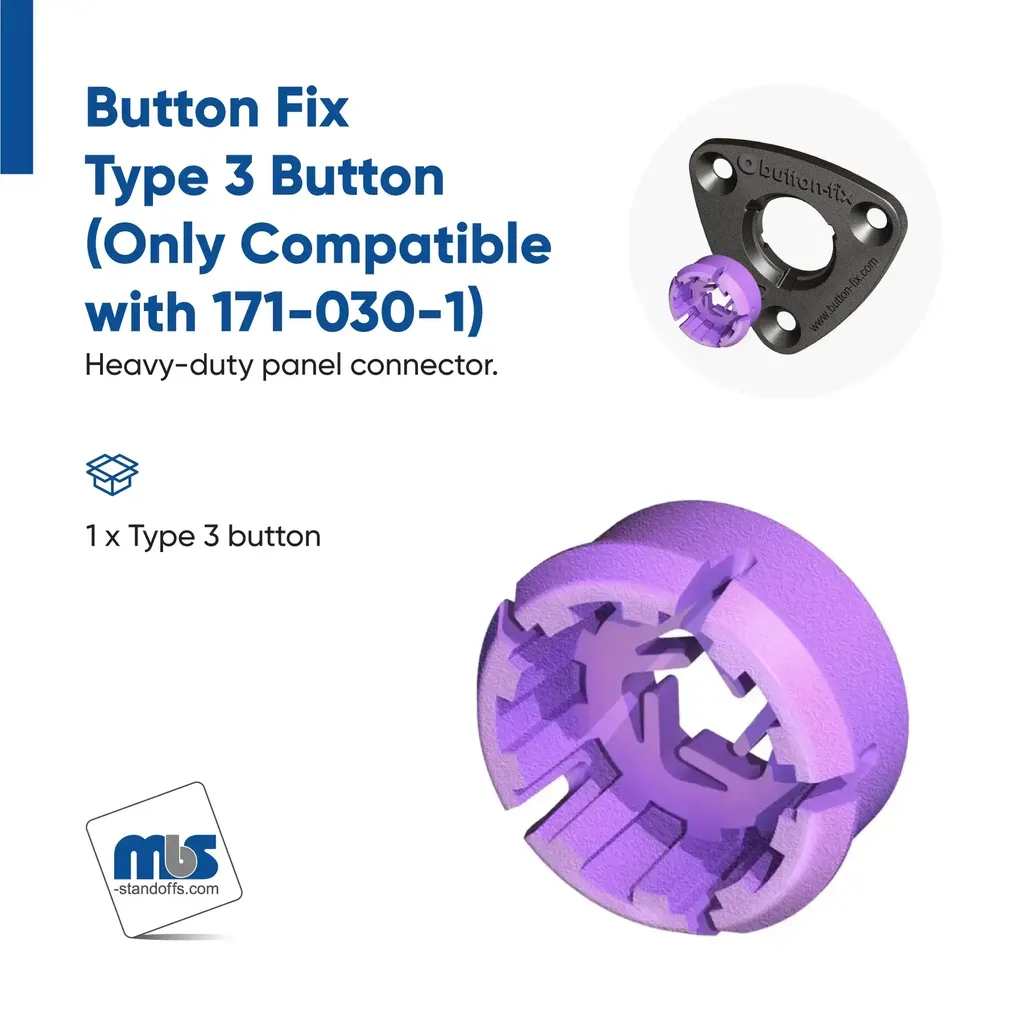 Button Fix Type 3 Button (Only Compatible with 171-030-1)
