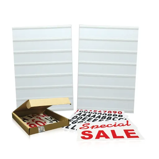 [PC-MESSAGE-40] Plasticade 24'' Wide x 36'' Tall Message Board w/ 4''Hight Letters