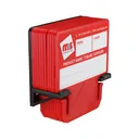 Red MediaCards Kit for Vinyl Roll Storage - 10 Rewritable Double-Sided Cards for 3 Core Rolls with Black Magnetic Organizer - Label & Track Media Easily
