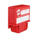 Red MediaCards Kit for Vinyl Roll Storage - 10 Rewritable Double-Sided Cards for 3 Core Rolls with Red Magnetic Organizer - Label & Track Media Easily