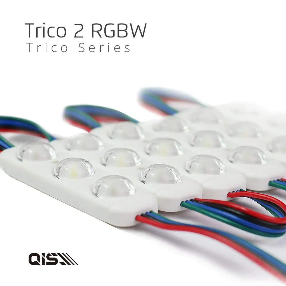G2G TRICO 2 Series 12V DC 1.6 Watt RGBW 5-Wire Module (60 Pcs Per Bag, 30 Pcs per Chain)