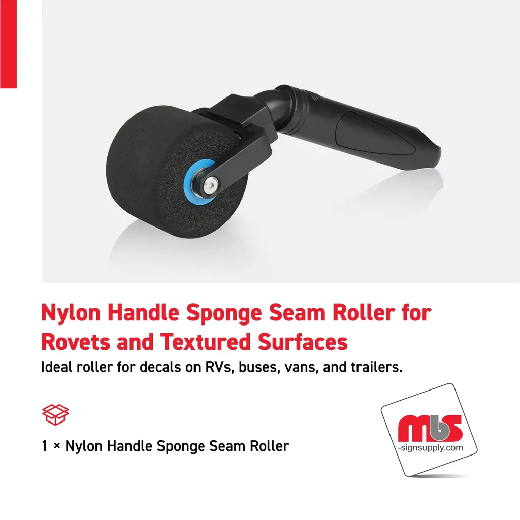Nylon Handle Sponge Seam Roller for Rovets and Textured Surfaces