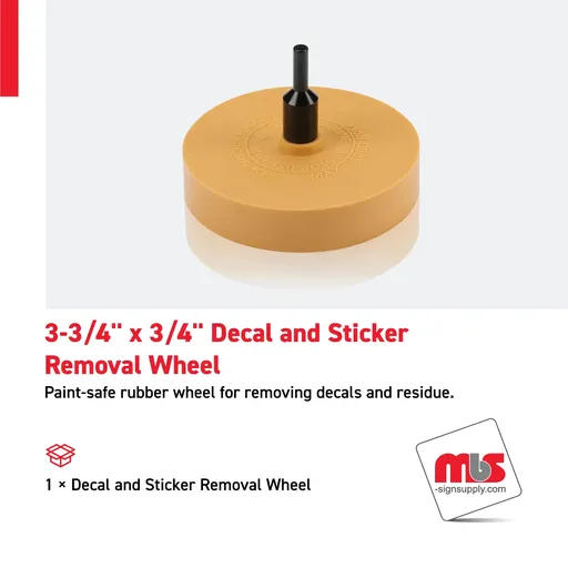 [SP-0301] 3-3/4" x 3/4" Decal and Sticker Removal Wheel