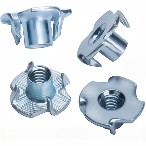 [7308] T-Nuts, Zinc plated steel, 3/8''-16