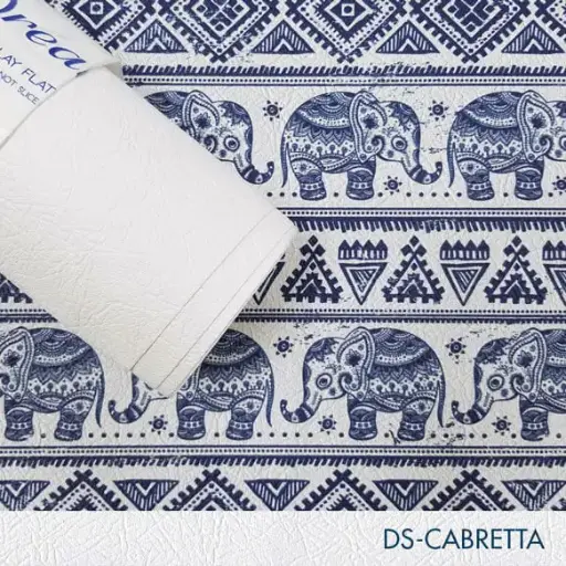 [DS-CBTA20-5450] 54'' x 50 Yards Roll - DreamScape Premium Polymeric Printable White Vinyl WallWrap - Cabretta Texture - 17.0 Mil - Clear Back Permanently Repositionable Adhesive