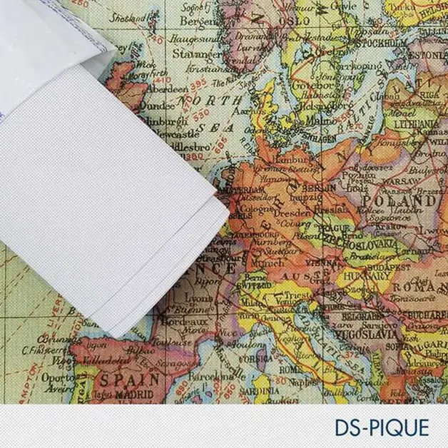 54'' x 50 Yards Roll - DreamScape Premium Polymeric Printable White Vinyl WallWrap - Pique Texture - 27.0 Mil - Clear Back Permanently Repositionable Adhesive