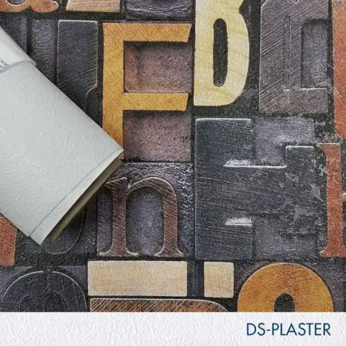 [DS-PLST20-54100] 54" x 100 Yards Roll - DreamScape Premium Polymeric Printable White Vinyl WallWrap - Plaster Texture - 27.0 Mil - Clear Back Permanently Repositionable Adhesive