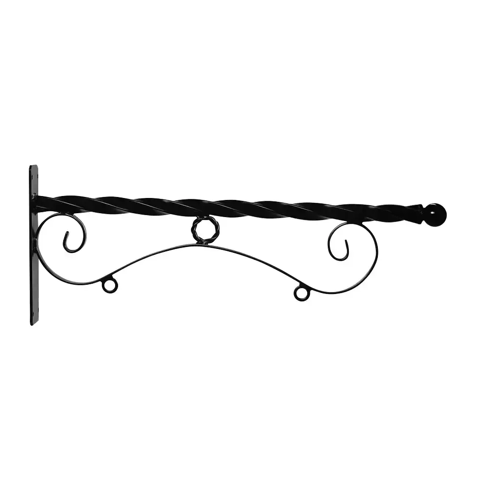 Horizontal Reverse Scroll Bi Spiral Steel Bracket