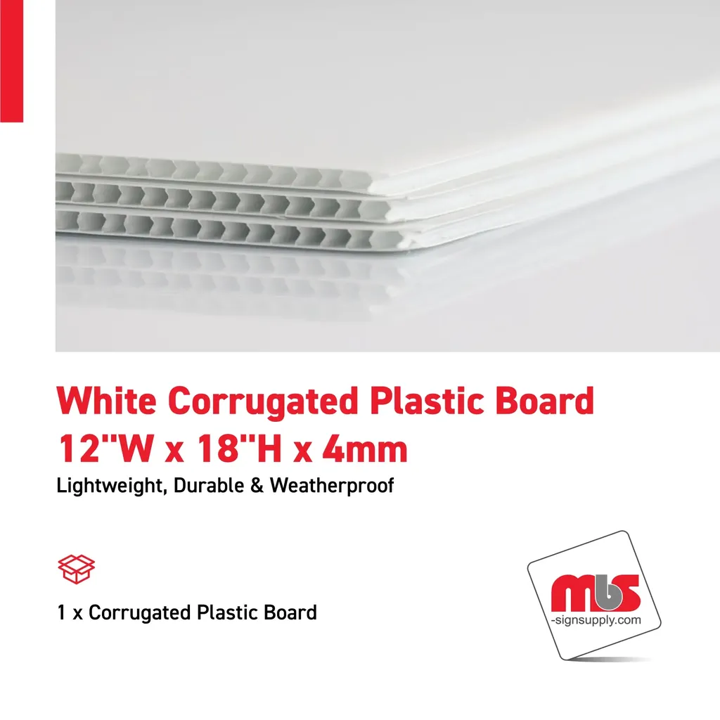 Corrugated Plastic Sign Blanks