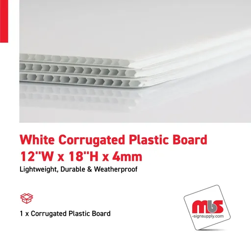 Corrugated Plastic Sign Blanks