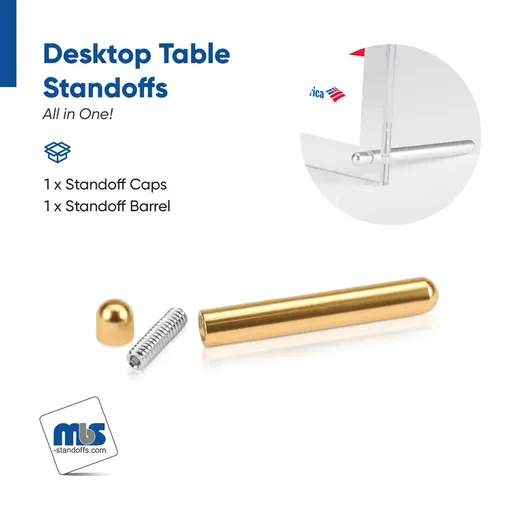 2" Long Desktop Standoffs