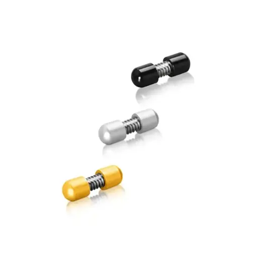 1/4" Diameter Rounded Material Connectors