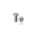 Machine screws, Phillips pan head, Zinc plated steel, 1/4-20 x 1"