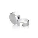 1/2" Diameter, 10-24 Threaded Locking Caps - 7/32" Hole Required