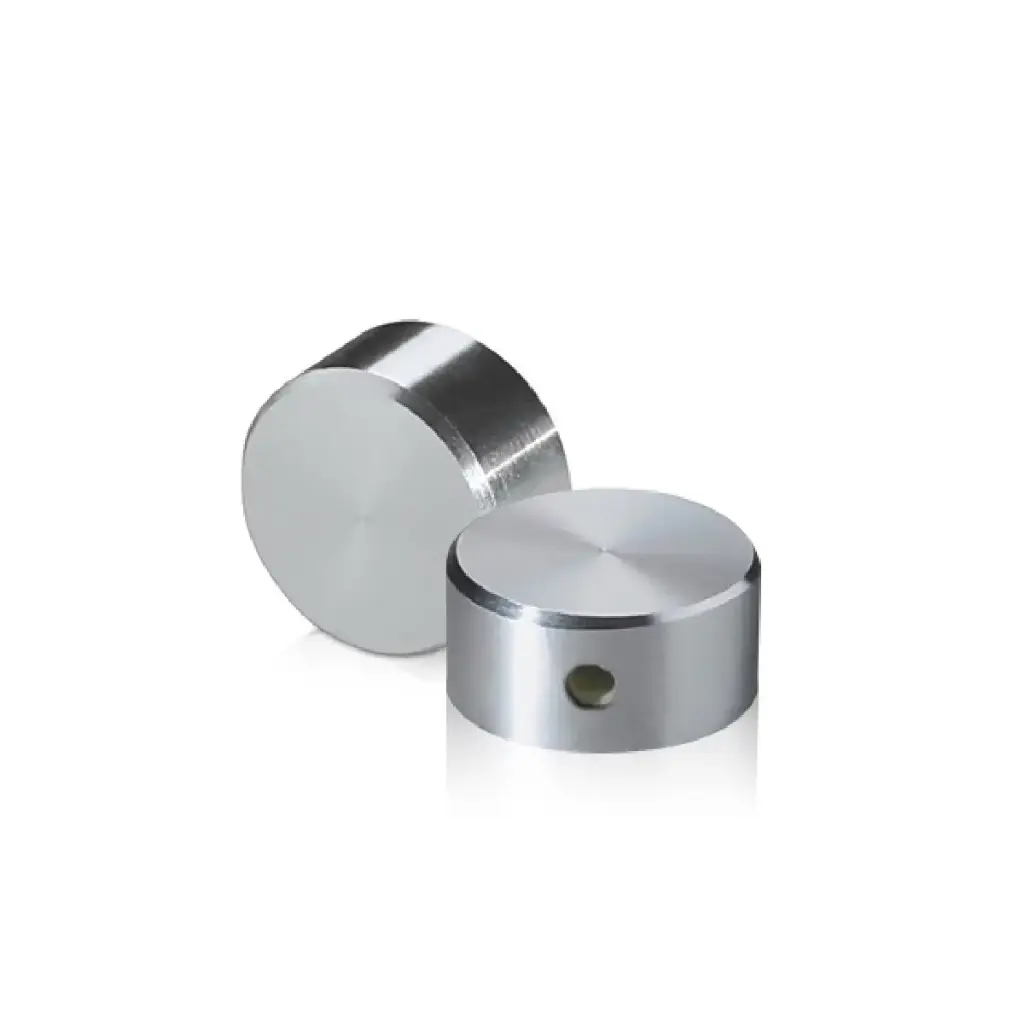 5/8" Diameter, 5/16-18 Threaded Locking Caps - 3/8" Hole Required